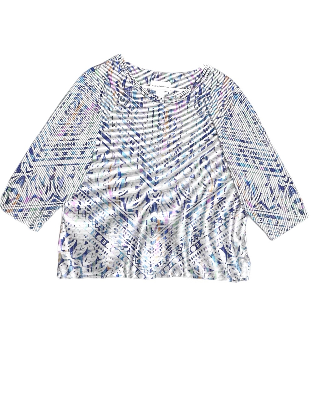 Alfred Dunner 3/4 Sleeve Shirt Women’s Size Large